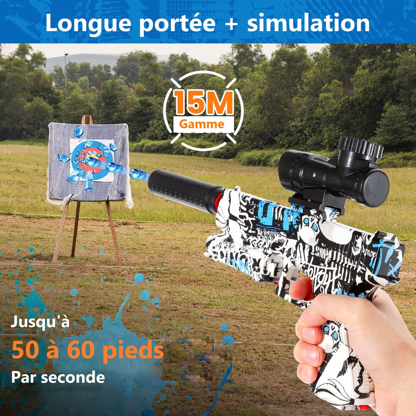 Pistolet à Orbeez Électrique