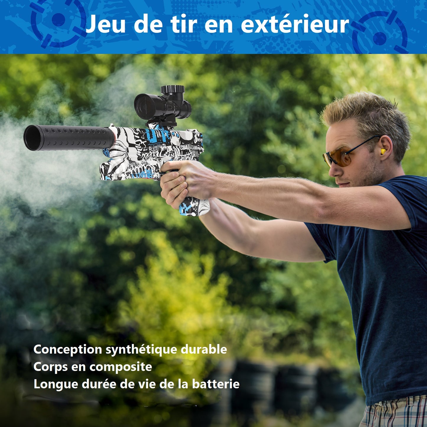Pistolet à orbeez GelFighter™  Boutique Française Spécialisée